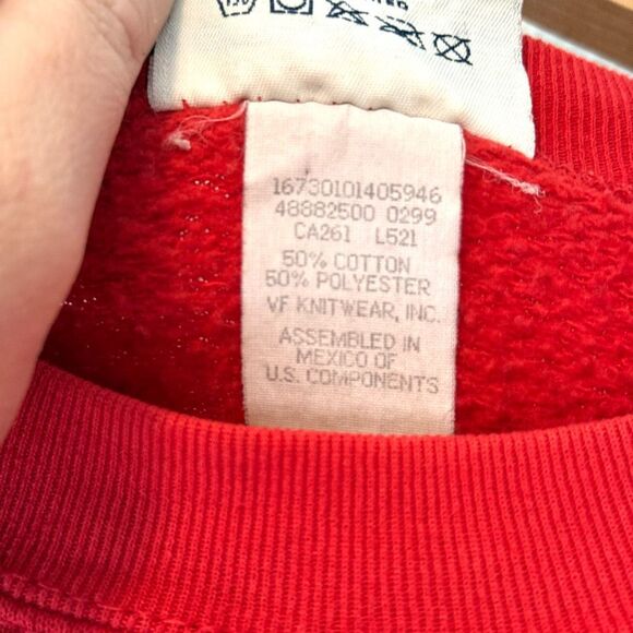 Vintage Embroidered Lee Sport Wisconsin Badgers Rose Bowl 2000 Sweatshirt Size X - Picture 6 of 9